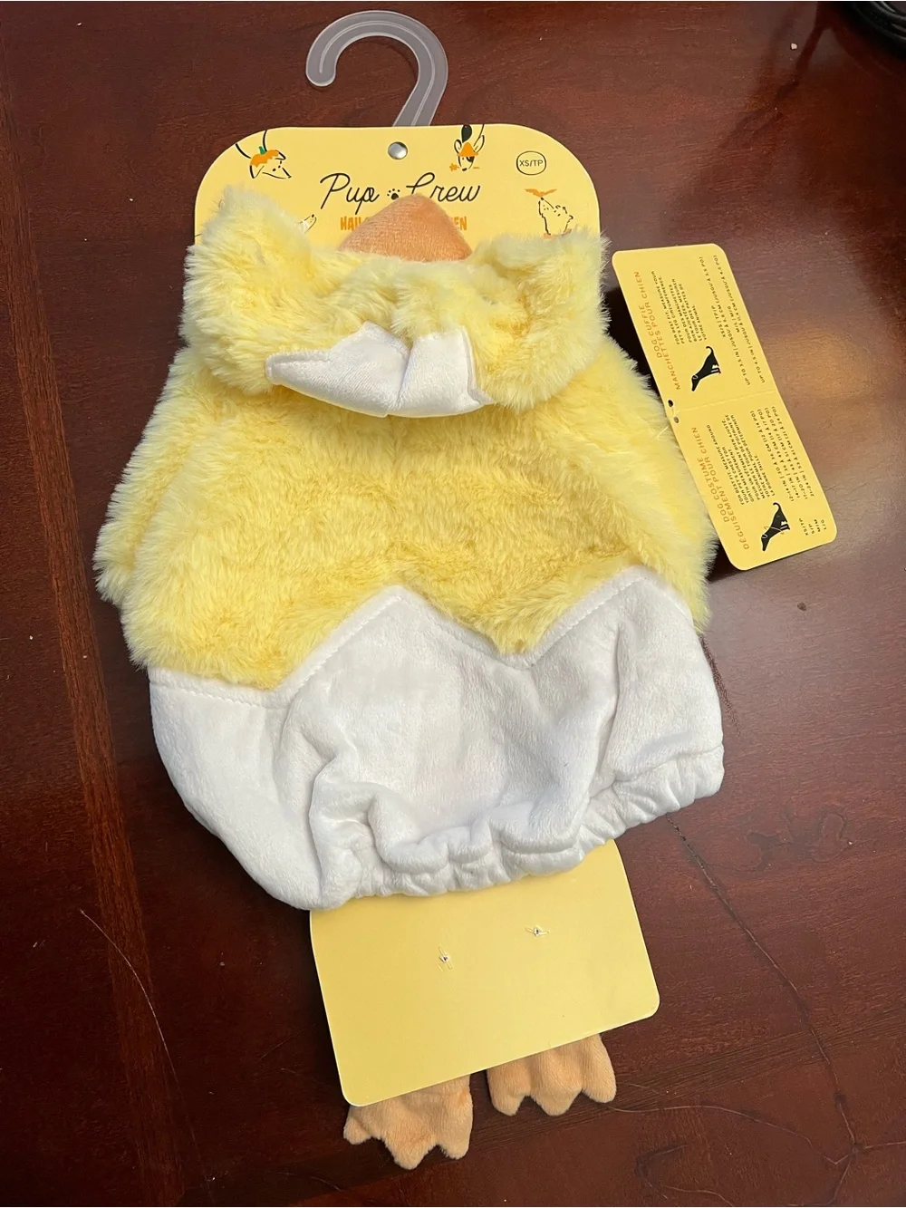 Pup Crew Duck Dog Costume - Yellow - Pup Crew